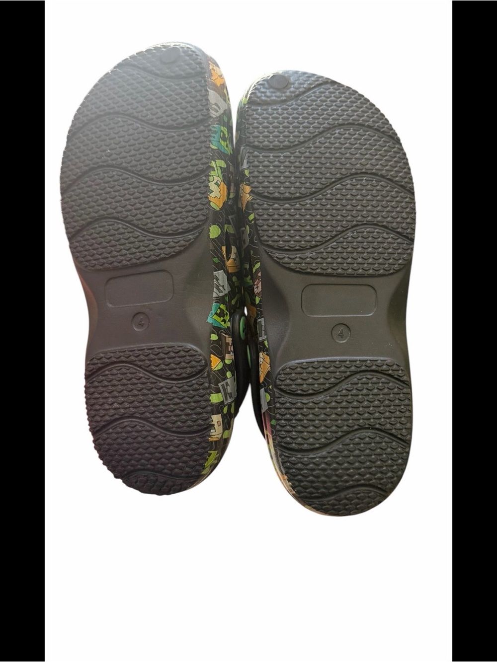 Minecraft AVA Clog Slip-On Shoes size 4 boys - Picture 4 of 8